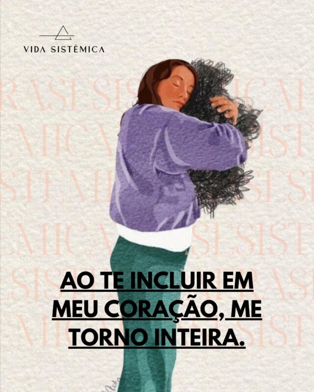Quantas vezes tentamos seguir em frente… sem perceber que carregamos a dor de quem foi deixado para trás?

Na visão sistêmica, ninguém pode ser excluído sem consequências.

Se algo ou alguém foi tirado do lugar, o sistema encontra uma forma de compensar — muitas vezes, nos nossos relacionamentos ou na nossa carreira.

Essa frase é um convite para incluir.

Incluir a história, incluir quem veio antes, incluir até mesmo aquilo que foi difícil demais de sentir.

Marque alguém que precisa lembrar que pertencimento é remédio.
Já viveu uma sensação de não se encaixar? Conta aqui nos comentários.

#vidasistêmica #constelapod #pertencimento #curaancestral #constelaçãossistêmicas