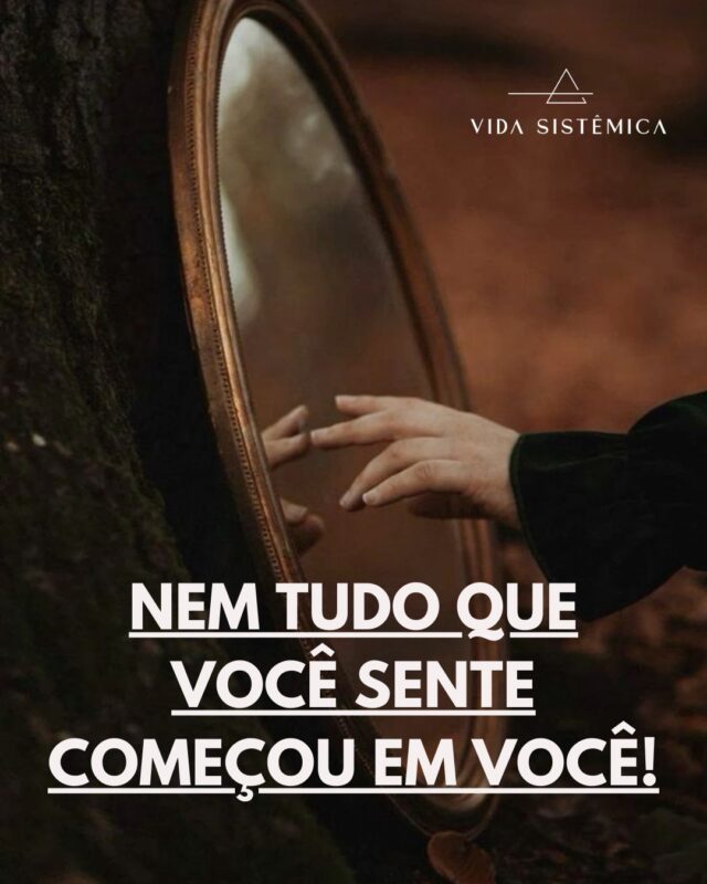 Ansiedade, culpa, medo, dificuldade de se relacionar… são tantos os sentimentos que precisamos superar durante o caminhar da vida.

Às vezes, esses sentimentos não são seus — são heranças emocionais.

Devolver o que não é seu além de ser um grande gesto de autoamor é também devolver a dignidade de quem veio antes.

Você está pronta para devolver o que não é seu?
