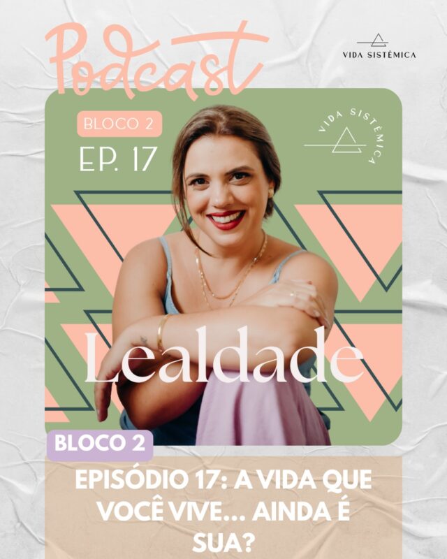 A vida que você está vivendo… é sua?

No episódio 17 do ConstelaPod, mergulhamos nas lealdades invisíveis: padrões herdados, histórias repetidas, escolhas que nem parecem suas.

🎧 Episódio 17 – Lealdade
🔓 A liberdade começa quando você escolhe com consciência.

*** Ouça esse podcast no Spotify, Apple Podcasts e nas principais plataformas de áudio procurando por ConstelaPod.

#ConstelaPod #LealdadeInconsciente #SistemaFamiliar #CuraAncestral #VidaSistêmica